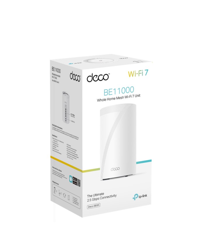 Deco BE65(1-pack) TP-Link Deco BE65 BE11000 Whole Home Mesh Wi-Fi 7 System (WIFI7)