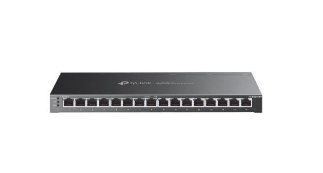 SG2016P TP-Link  JetStream 16-Port Gigabit Smart Switch with 8-Port PoE+