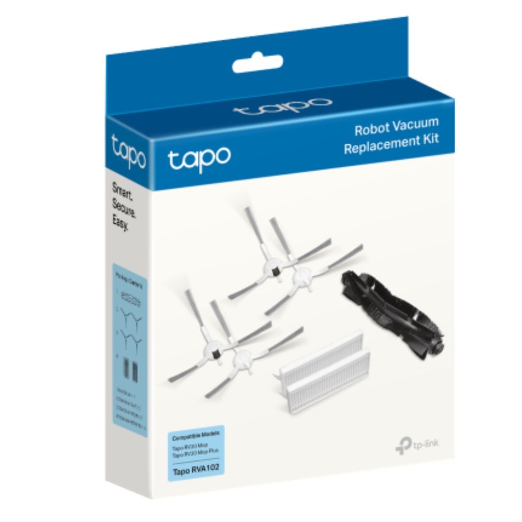 Tapo RVA102 TP-Link  Tapo Robot Vacuum Replacement Kit, Compatible Models: Tapo RV20 Mop, Tapo RV20 Mop Plus