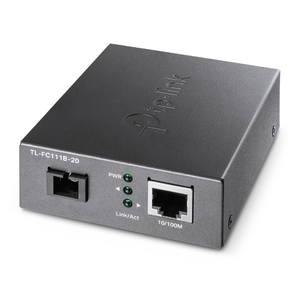 FC111B-20 TP-Link TL- 10/100 Mbps WDM Media Converter - IEEE 802.3u 1550nm 20KM (Compatible with TL-FC111A-20)
