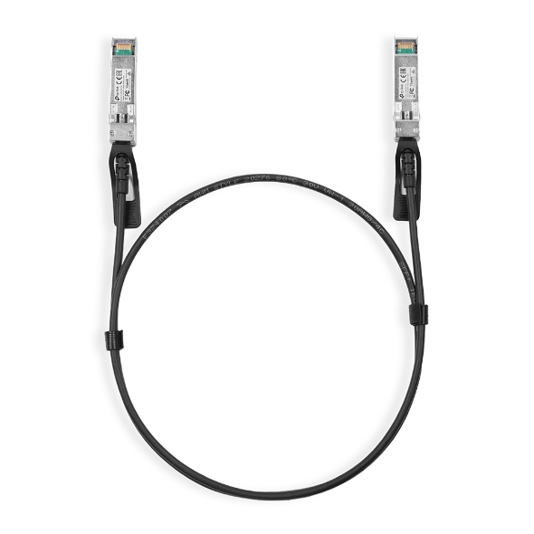 SM5220-1M TP-Link TL- 1 Meter 10G SFP+ Direct Attach Cable, Drives 10 Gigabit Ethernet, 10G SFP+ Connector on Both Sides (Replaces TXC432-CU1M)