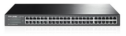 6935364021702 TP-Link TL-SF1048 48-Port 10/100Mbps Rackmount Switch energy-efficient Supports MAC 19-inch rack-mountable steel case 100% Data filtering