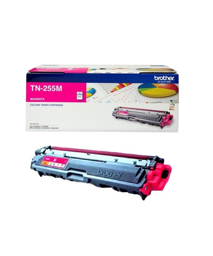 [4977766718936] Brother TN-255M - MAGENTA HIGH YIELD TONER CARTRIDGE TO SUIT HL-3150CDN/3170CDW/MFC-9140CDN/9330CDW/9335CDW/9340CDW /DCP-9015CDW (2,200 Pages)