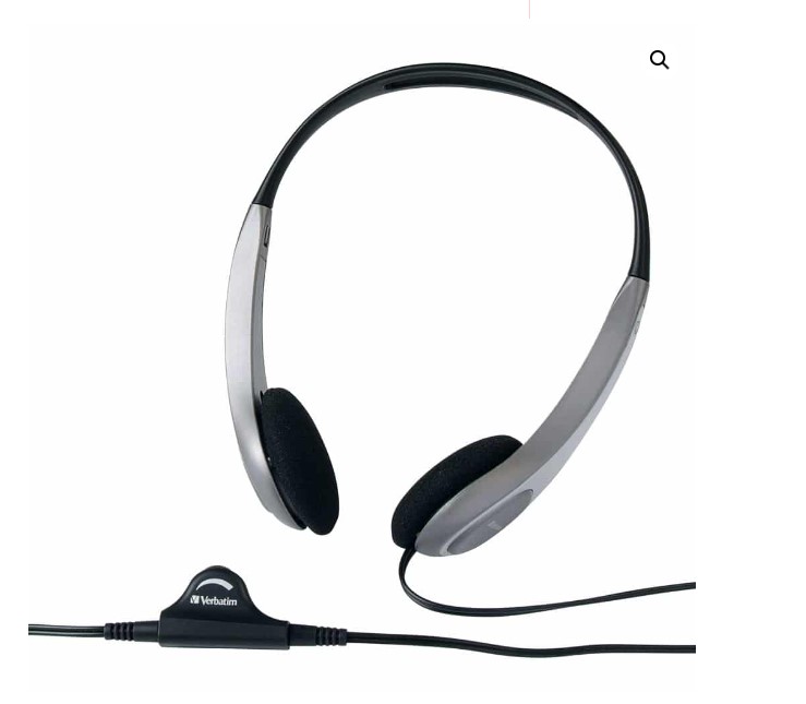 [9311599416457] Verbatim Multimedia Headset with Volume Control Headphone - Ideal for Office, Education, Business, SME, Suitable for PC, Laptop, Desktop