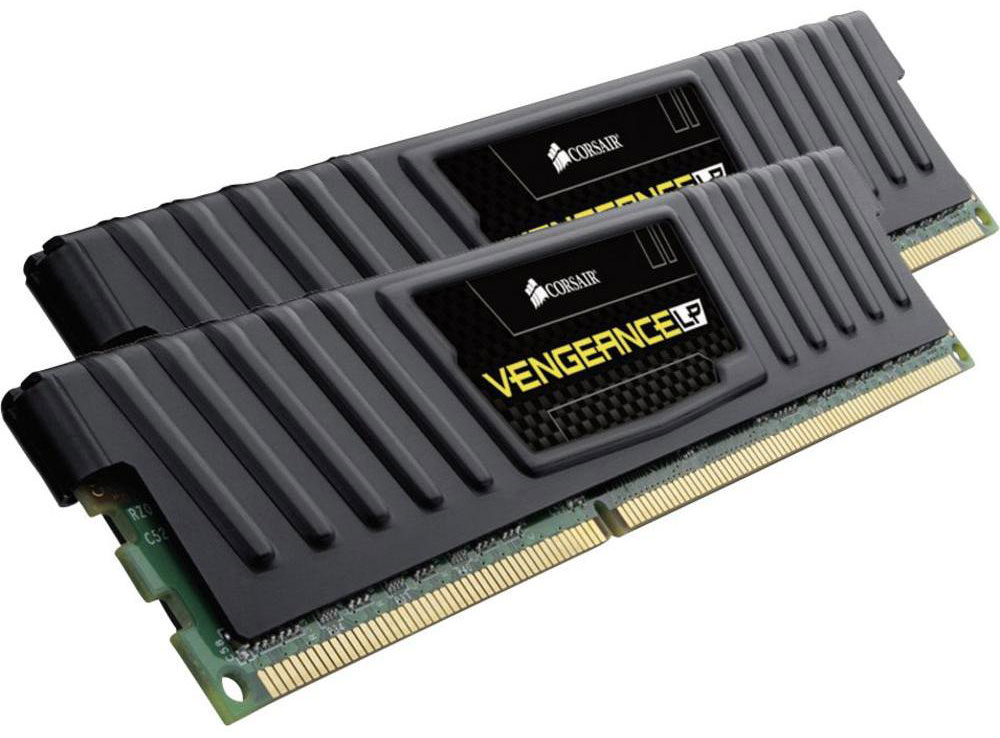 843591022408 Corsair Vengeance Low Profile 16GB (2x8GB) DDR3 UDIMM 1600MHz C10 Desktop Gaming Memory Black