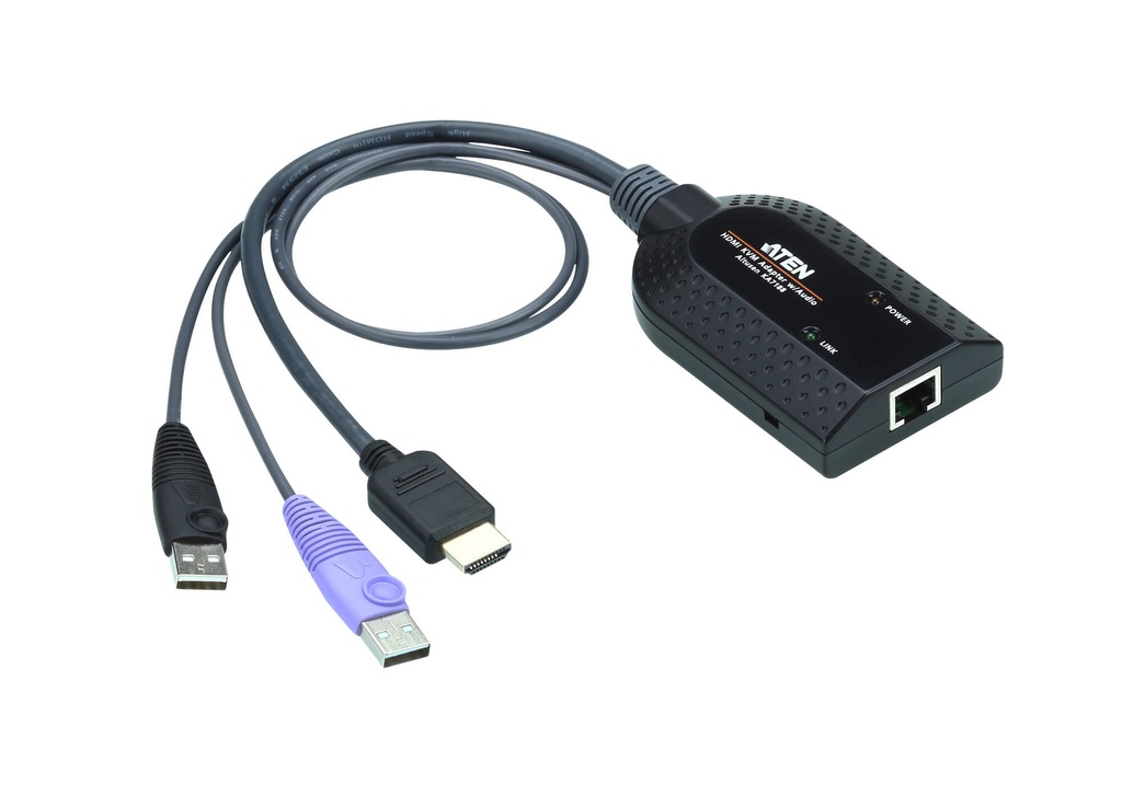 4719264647260 Aten KVM Cable Adapter with RJ45 to HDMI  USB to suit KM and KN series