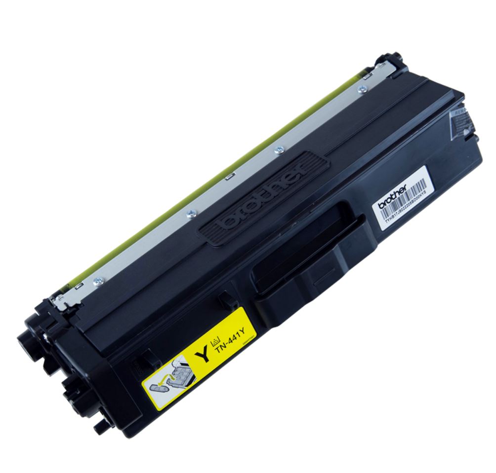 [4977766772242] Brother TN-441Y Colour Laser Toner- Yellow Standard  Cartridge- HL-L8260CDN/8360CDW MFC-L8690CDW/L8900CDW - 1,800 Pages