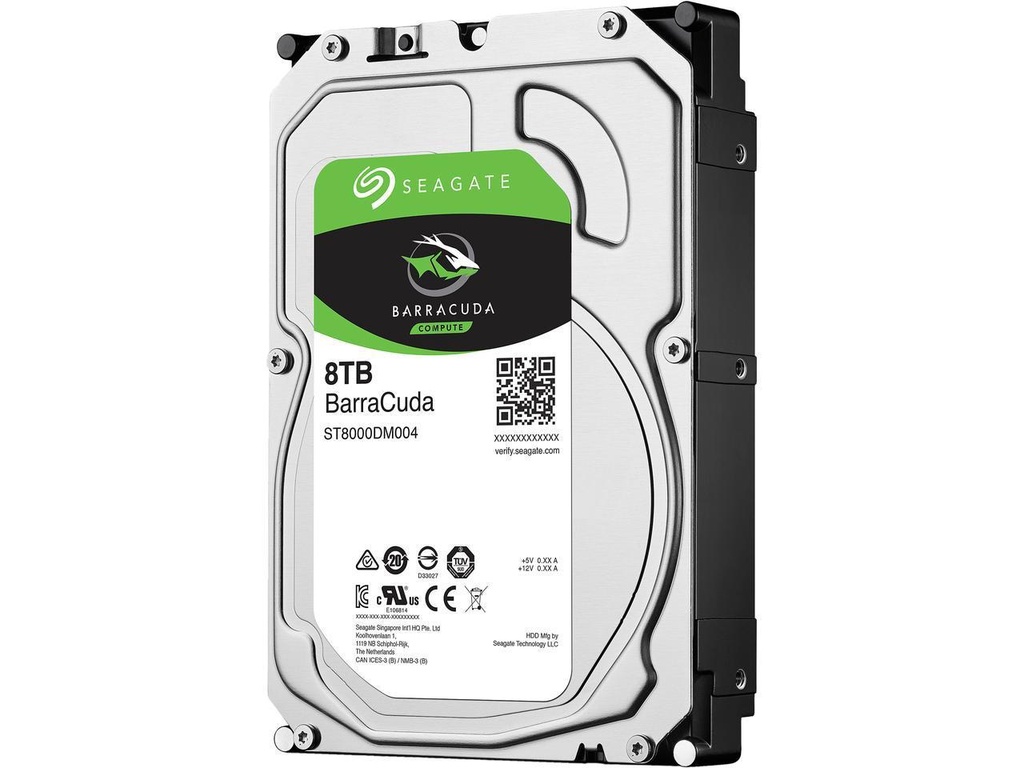 8719706003766 Seagate 8TB 3.5" Barracuda, 5400RPM SATA3 6Gb/s 256MB Cache HDD. 2 Years Warranty