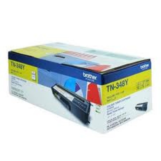 4977766682992 Brother TN-348Y Colour Laser Toner - Super Hight Yield Yellow- HL-4150CDN/4570CDW, DCP-9055CDN, MFC-9460CDN/9970CDW - 6000 pages