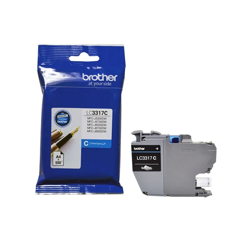 [4977766767316] Brother LC-3317C Cyan Ink Cartridge - MFC-J5330DW/J5730DW/J6530DW/J6730DW/J6930DW/ - up to 550 pages