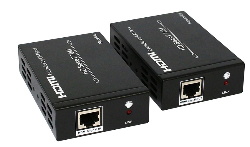 [9320301002598] Astrotek HDMI Extender over RJ45 CAT5 CAT6 LAN Ethernet Network Converter Splitter for Foxtel Support 40m 4Kx 2K@30hz or 70m 1080p - a pair