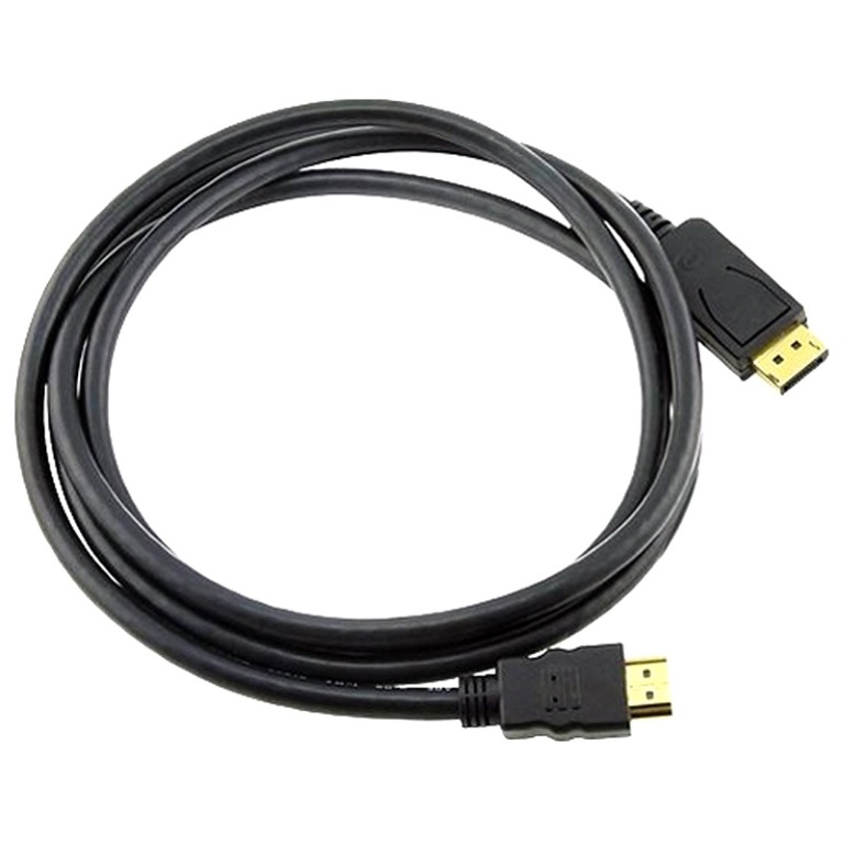9341756005545 8ware DisplayPort DP to HDMI Cable 2m - 20 pins Male to 19 pins Male Gold plated RoHS