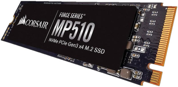 [840006603153] (LS) Corsair Force MP510 1.92TB NVMe PCIe SSD M.2 3480/2700 MB/s 530/485K IOPS 3120TBW 1.8M hrs MTBF AES 256-bit Encryption 5yrs