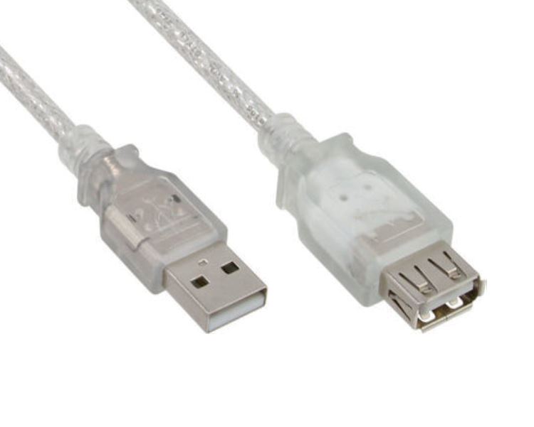 9320200605166 Astrotek USB 2.0 Extension Cable 30cm - Type A Male to Type A Female RoHS