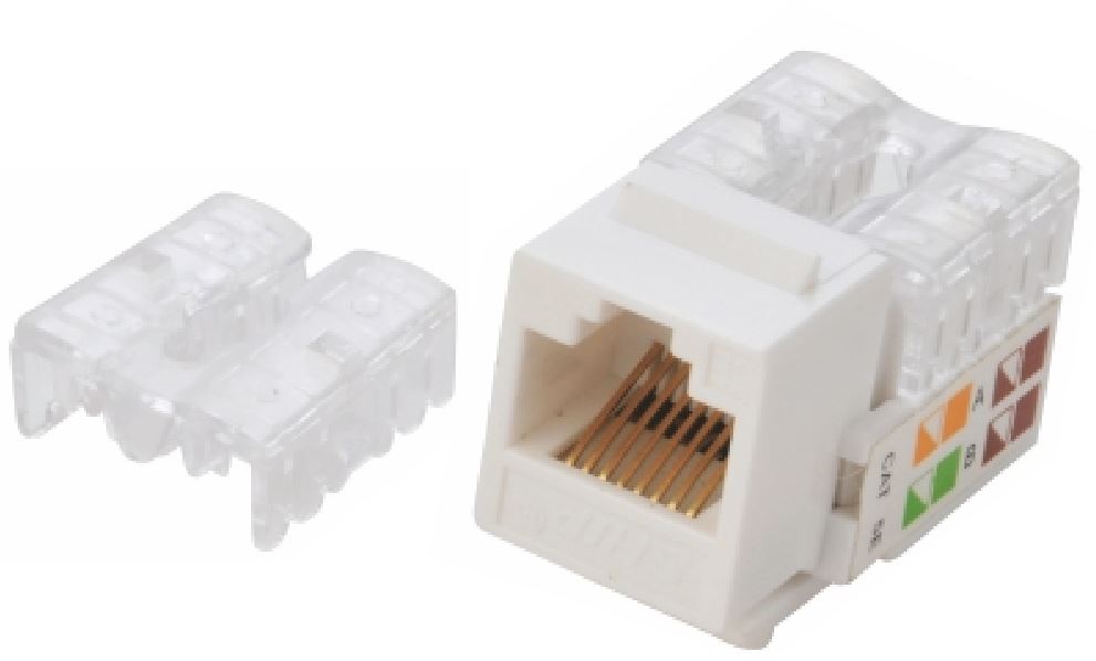 9320100100648 Astrotek CAT6 UTP Outlets Network Keystone Jack for Socket kit 10pcs per pack Poly Bag White LS