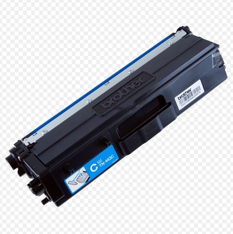 4977766772280 Brother TN-443C Colour Laser Toner- High Yield Cyan- to suit HL-L8260CDN/8360CDW MFC-L8690CDW/L8900CDW - 4,000Pages