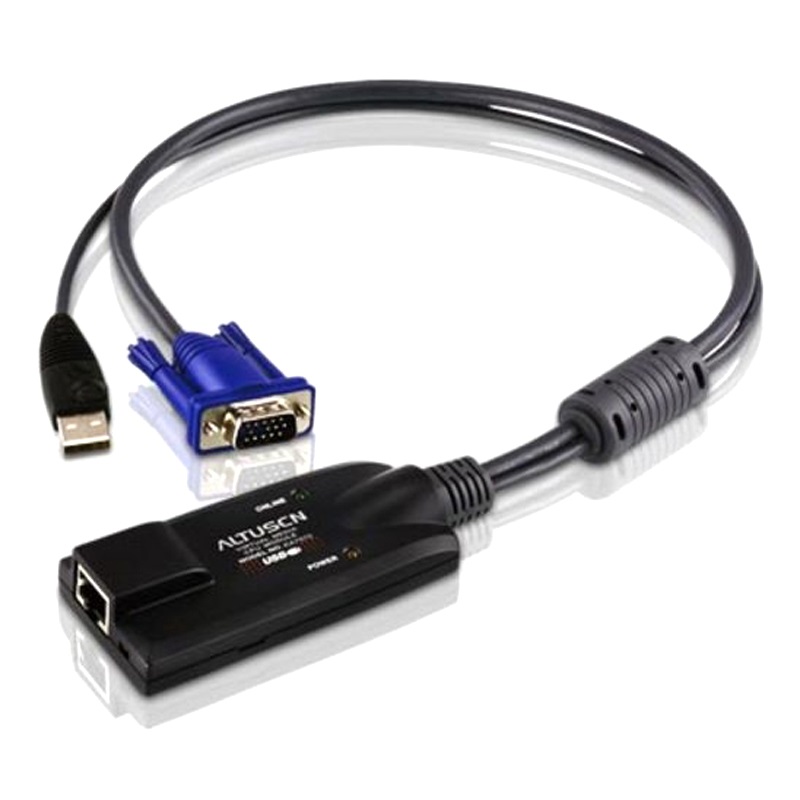4710423776784 Aten KVM Cable Adapter with RJ45 to VGA  USB to suit KH15xxA, KH25xxA, KL15xxA series