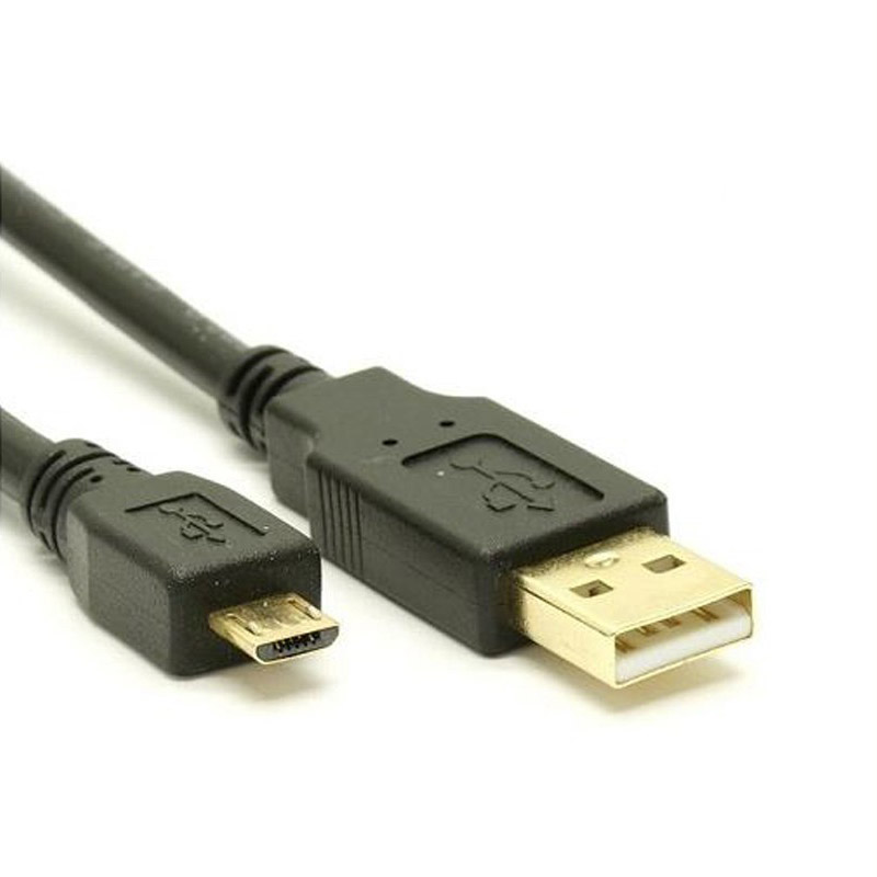 [9341756002117] 8Ware USB 2.0 Cable 3m A to Micro-USB B Male to Male Black