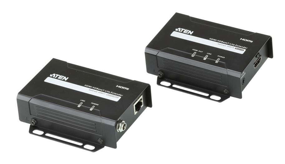 [4719264642715] Aten HDMI HDBaseT-Lite Extender, supports 1080p @ 70m and 4096 x 2160 @ 30 HZ (4:4:4) @ 40m over Cat 6A