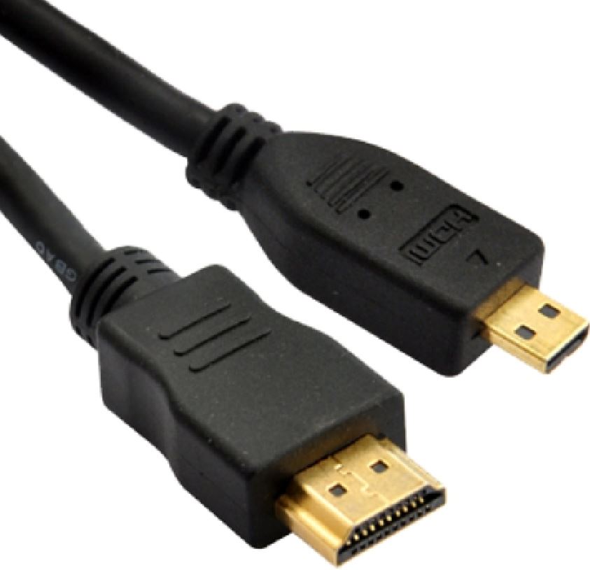 [9320300512050] Astrotek HDMI to Micro HDMI Cable 3m - 1.4v 19 pins A Male to D Male 34AWG  OD4.2mm Gold Plated RoHS LS