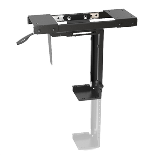 [9341756015193] Brateck Adjustable Under-Desk ATX Case Mount with Sliding track, Up to 10kg,360° Swivel