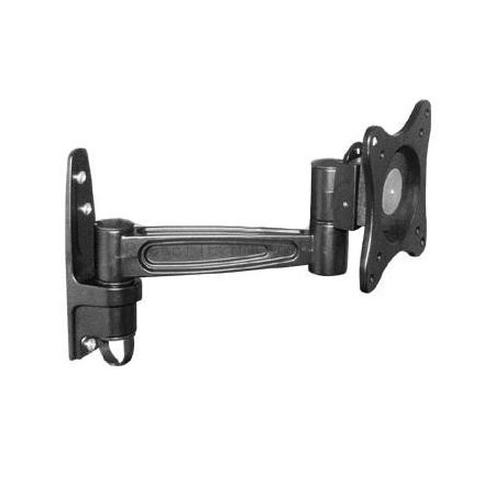 [9341756009734] Brateck Single Monitor Wall Mount tilting  Swivel Wall Bracket Mount VESA 75mm/100mm For most 13''-27” LED, LCD flat panel TVs; up to 15kg