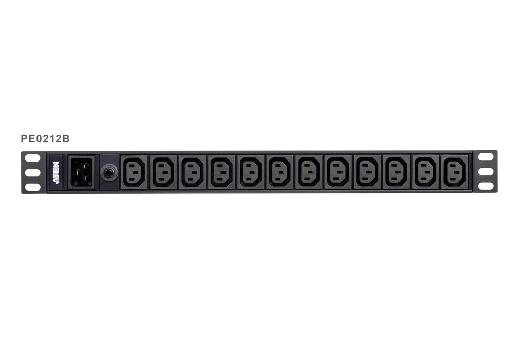 4719264647215 Aten 12-Port 15A Power Distriubiton Unit - Basic PDU, 1U Rackmount Design 12x C13, Overload protection