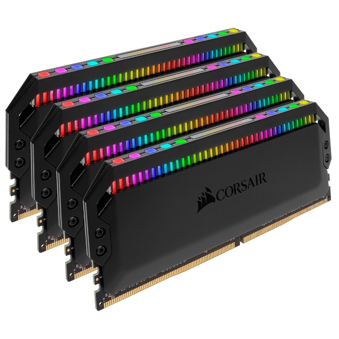 [840006607458] (LS) Corsair Dominator Platinum RGB 64GB (4x16GB) DDR4 3600MHz CL18 DIMM Unbuffered 18-19-19-39 XMP 2.0 Black Heatspreaders 1.35V Desktop PC Gaming Me