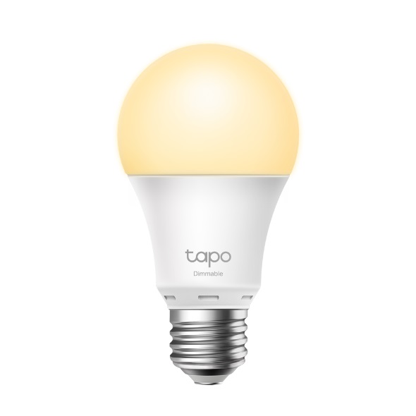 6935364053468 TP-Link Tapo L510E Smart Light Bulb Edison Fitting, Dimmable, No Hub Required, Voice Control, Schedule  Timer 2700K 8.7W 2.4 GHz 802.