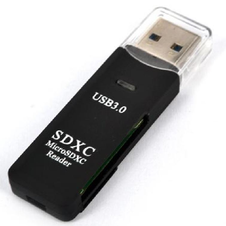 9320301002420 Astrotek USB 3.0 Card Reader for SD and Micro SD Black Colour