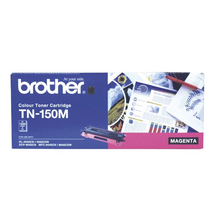 [COB-TN-150M] TN-150M COLOUR LASER TONER - STANDARD MAGENTA TONER CARTRIDGE TO SUIT HL-4040CN/4050CDN, DCP-9040CN/9042CDN, MFC-9440CN/9450CDN/ 9840CDW - 1500 pages