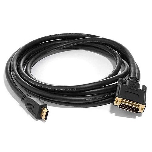 [9341756009376] 8ware HDMI to DVI-D Adapter Converter Cable 3m - Male to Male 30AWG Gold Plated PVC Jacket for PS4 PS3 Xbox 360 Monitor PC Computer Projector DVD