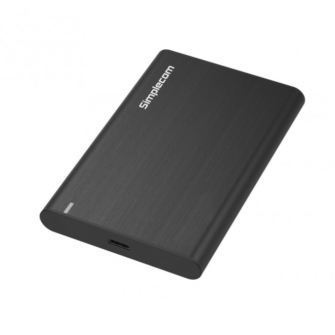 9350414001751 Simplecom SE221 Aluminium 2.5'' SATA HDD/SSD to USB 3.1 Enclosure Black