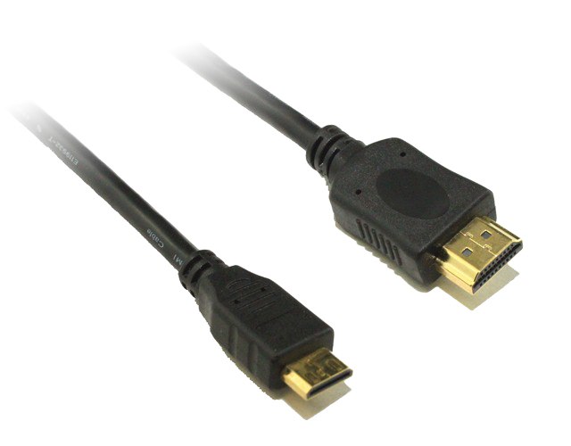 [9341756009406] 8Ware Mini HDMI to High Speed HDMI Cable 2m Male to Male