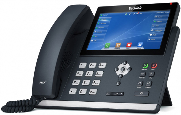 6938818304321 Yealink T48U 16 Line IP phone, 7" 800x480 pixel colour touch screen, Optima HD voice, Dual Gigabit Ports, 1 USB port for BT40/WF40/Recording, (T48S)