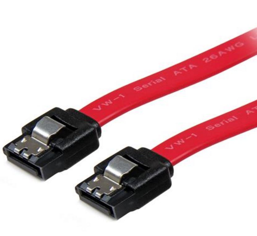 9320201002612 Astrotek SATA 3.0 Data Cable 30cm 7 pins Straight to 7 pins Straight with Latch Red Nylon Jacket 26AWG
