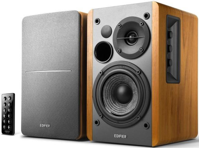6923520265527 Edifier R1280DB - 2.0 Lifestyle Bookshelf Bluetooth Studio Speakers Brown - 3.5mm AUX/RCA/BT/Optical/Coaxial Connection/Wireless Remote