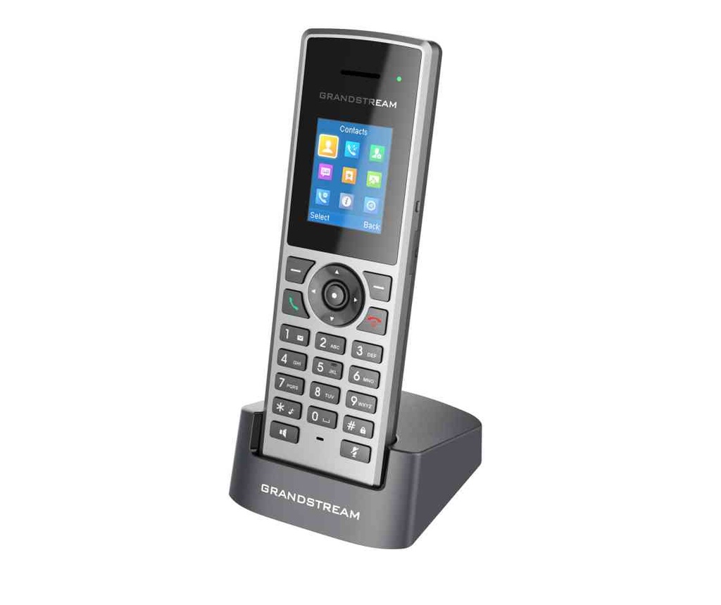[6947273702740] Grandstream DP722 Cordless Mid-Tier DECT Handet 128x160 colour LCD, 2 Programmable Soft Keys, 20hrs Talk Time  250 hrs Standby Time.