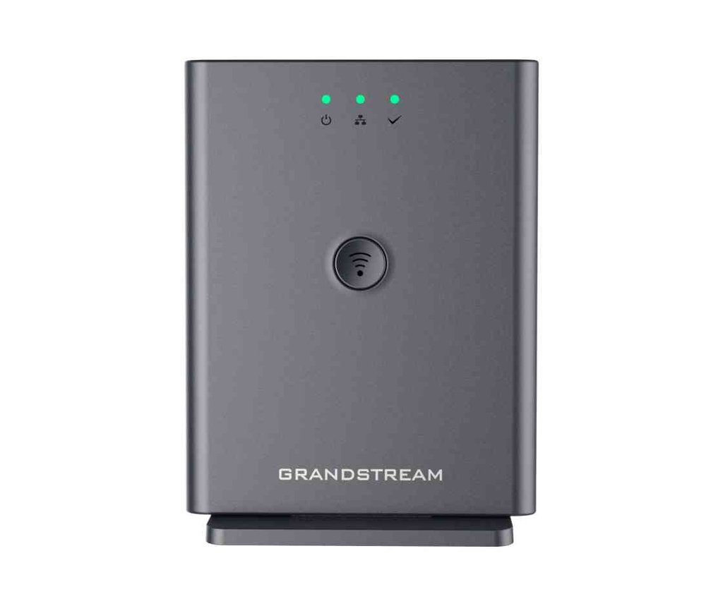 6947273702733 Grandstream DP752 DECT Base Station, Pairs w/ 5 DP Series DECT Handsets, Range up to 400 meters, Supports Push-to-Talk.