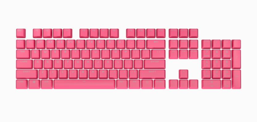 840006639299 Corsair PBT Double-shot Pro Keycaps -Rogue Pink Keyboard
