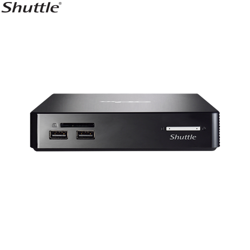 887993601526 Shuttle NS02AV2 Mini PC 0.5L System-Rockchip RK3368, 2GB RAM, 16GB eMMC, LAN, 4xUSB, WIFI+BT, VESA, HDMI, Android 8.1, Free Digital Signage Software