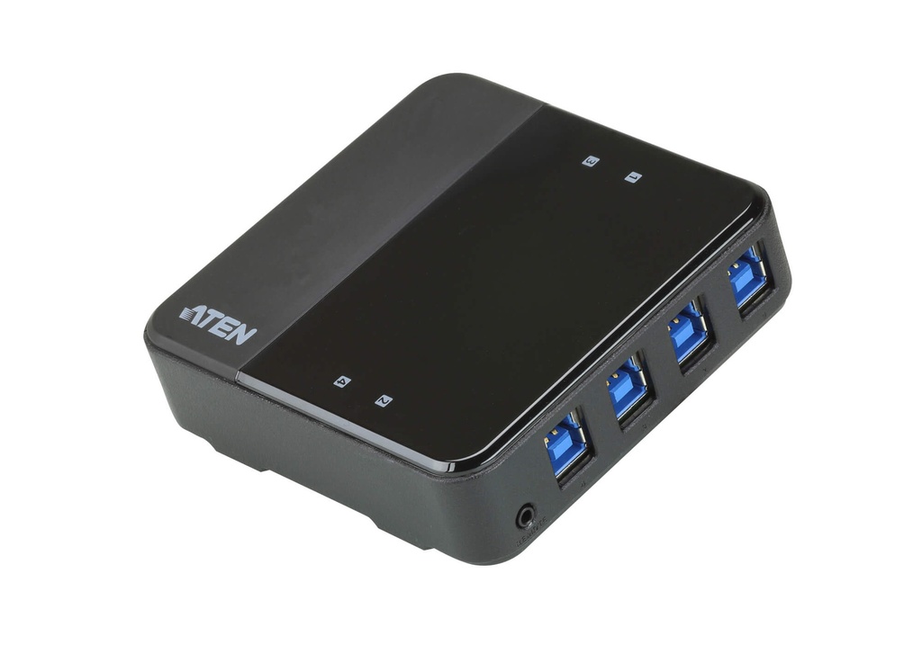 4719264646744 Aten Peripheral Switch 4x4 USB 3.1 Gen1, 4x PC, 4x USB 3.1 Gen1 Ports, Remote Port Selector, Plug and Play