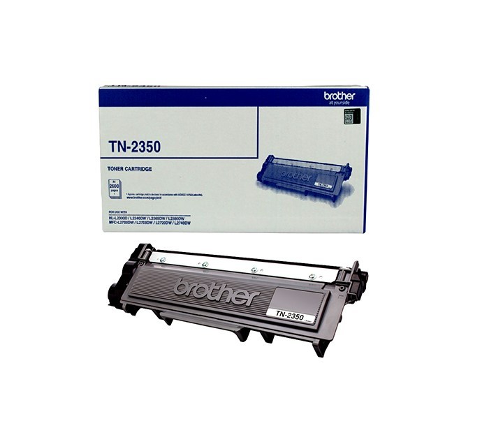 4977766738101 Brother TN-2350 Mono Laser Toner- High Yield Cartridge, HL-L2300D/L2305W/L2340DW/L2365DW/2380DW/MFC-L2700DW/2703DW/2720DW/2740DW up to 2,600 p