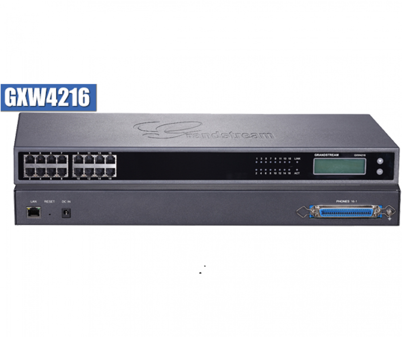6947273701149 Grandstream GXW4216 16 Port FXS Analogue VoIP Gateway