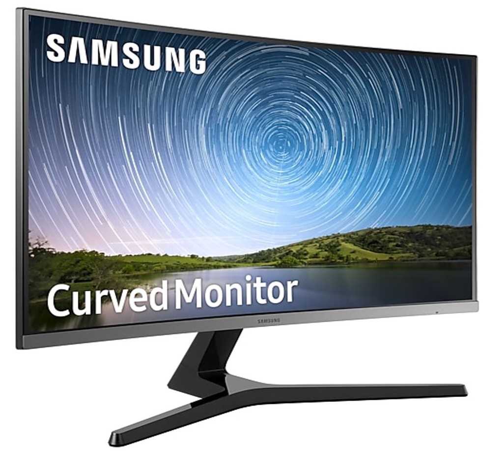 [8801643669935] Samsung R500 27" 60Hz FreeSync IPS FHD Curved Gaming Monitor 1920x1080 4ms 16.7M 1800R Tilt VESA D-Sub HDMI Bezeless Game Mode  ~LS27R350FHEXXY