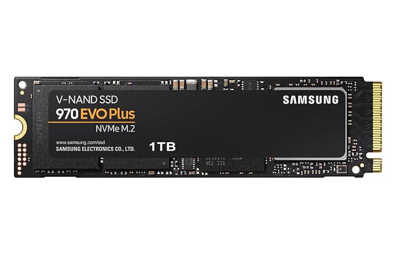 8801643628086 Samsung 970 EVO Plus 1TB PCIe NVMe SSD MLC 3500MB/s 3300MB/s 600K/550K IOPS 600TBW 5yrs wty