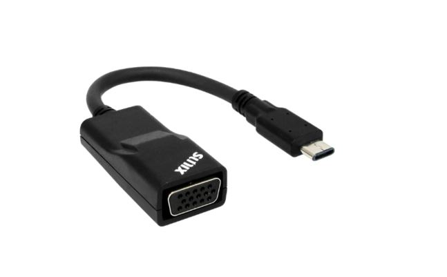 4715109711189 (LS) Sunix USB Type C to VGA Adapter, Compliant with VESA DisplayPort, Driver free under Apple MAC, Google Chromebook and Windows  systems(LS)