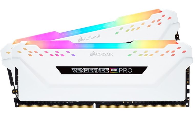 [840006620075] Corsair Vengeance RGB PRO 32GB (2x16GB) DDR4 3200MHz C16 Desktop Gaming Memory White