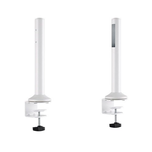 [6956745159975] Brateck Slatwall Desk Mounting Pole,Work with Slatwall Panel for Creating Desk-Mounted Slat Wall System( Two poles included) (LS)