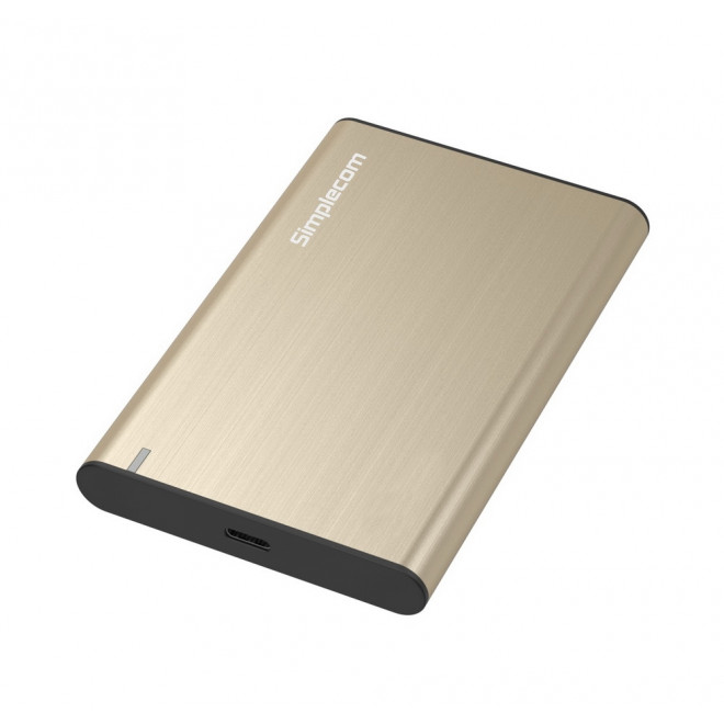 [9350414001782] Simplecom SE221 Aluminium 2.5'' SATA HDD/SSD to USB 3.1 Enclosure Gold